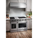 Thor Kitchen 48 in. Gas Range, Range Hood, Dishwasher, Refrigerator with Water and Ice Dispenser Appliance Package