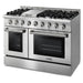 Thor Kitchen Professional 48 in. Propane Gas Range, Range Hood Appliance Package