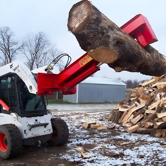 TM Manufacturing Pro Skid Steer Log Splitter Attachment - TM-Pro-24
