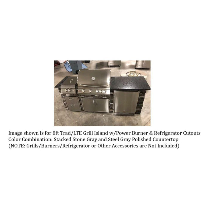 Tru Innovative 8ft B28011101 Traditional LTE Grill Island