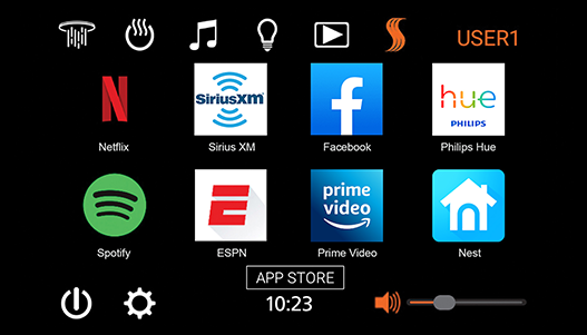 ThermaSol Waterproof 7" Smart Shower Controller The "ThermaTouch" Steam Shower Control Unit