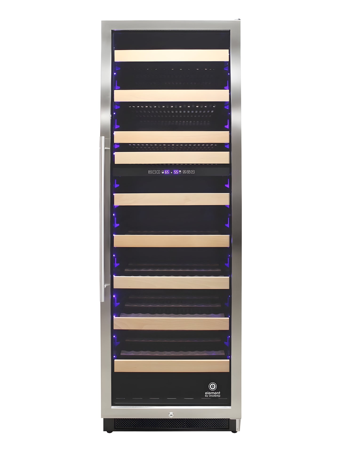 Vinotemp Connoisseur Series 168 Dual Zone Wine Cooler - EL-168WCST