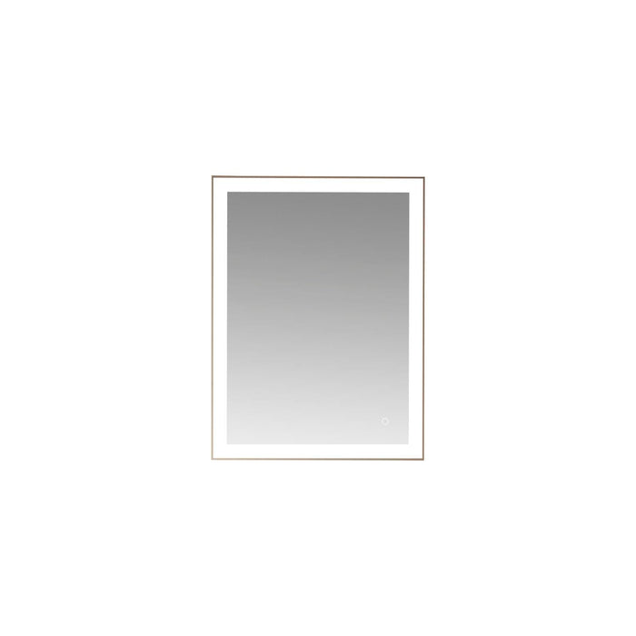 Vinnova Benevento Rectangle LED Lighted Accent Bathroom/Vanity Wall Mirror