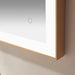 Vinnova Benevento Rectangle LED Lighted Accent Bathroom/Vanity Wall Mirror