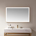 Vinnova Benevento Rectangle LED Lighted Accent Bathroom/Vanity Wall Mirror