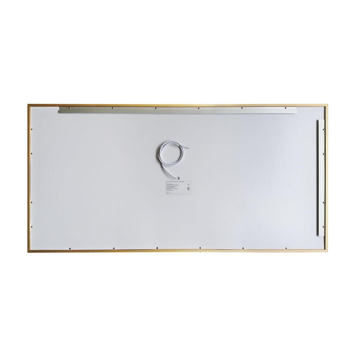 Vinnova Benevento Rectangle LED Lighted Accent Bathroom/Vanity Wall Mirror