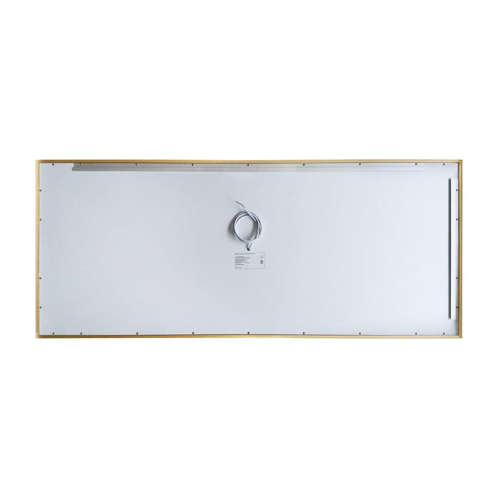 Vinnova Benevento Rectangle LED Lighted Accent Bathroom/Vanity Wall Mirror