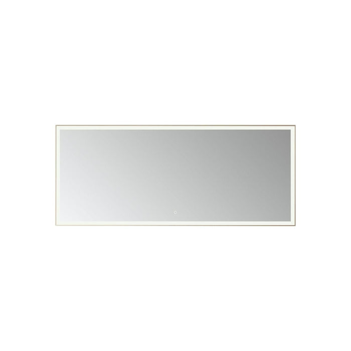 Vinnova Benevento Rectangle LED Lighted Accent Bathroom/Vanity Wall Mirror