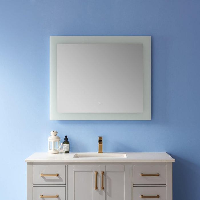 Vinnova Callista Rectangle LED Lighted Accent Bathroom/Vanity Wall Mirror