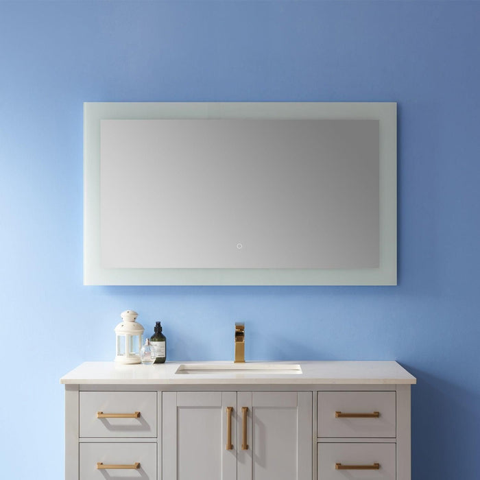 Vinnova Callista Rectangle LED Lighted Accent Bathroom/Vanity Wall Mirror