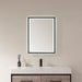 Vinnova Como Rectangle LED Lighted Accent Bathroom/Vanity Wall Mirror