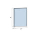 Vinnova Como Rectangle LED Lighted Accent Bathroom/Vanity Wall Mirror