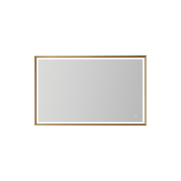 Vinnova Como Rectangle LED Lighted Accent Bathroom/Vanity Wall Mirror