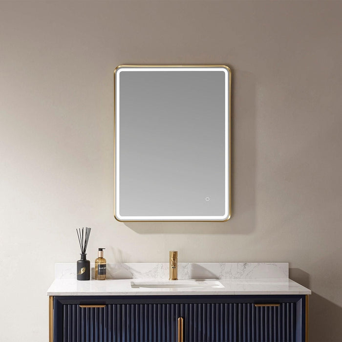 Vinnova Piceno Rectangle LED Lighted Accent Bathroom/Vanity Wall Mirror