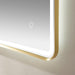 Vinnova Piceno Rectangle LED Lighted Accent Bathroom/Vanity Wall Mirror