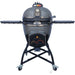 Vision Grills Elite Series XD402MG Deluxe Ceramic Kamado in Metallic Grey