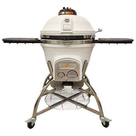 Vision Grills Elite Series XD702WC Maxis Ceramic Kamado in White