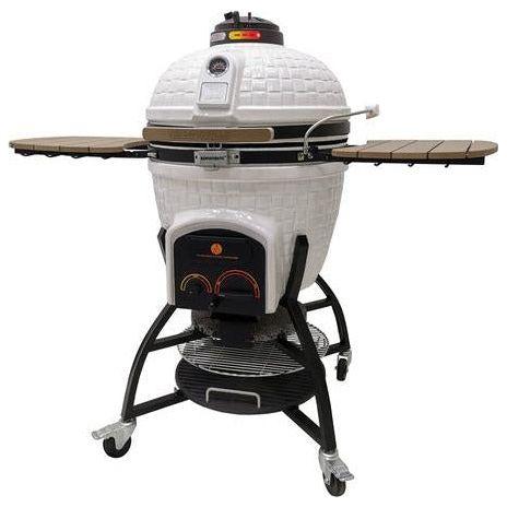 Vision Grills Elite Series XR402WC Deluxe Ceramic Kamado in White