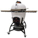 Vision Grills Elite Series XR402WC Deluxe Ceramic Kamado in White