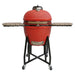 Vision Grills Heavy Duty 1-Series Ceramic Kamado Grill in Red B-R2C2AX-S