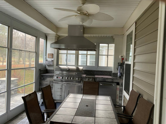 Proline Wall Mounted Range hood, Ducted, 2000 CFM, Thick 304 Stainless Steel - PLGW WC BBQ Ultra