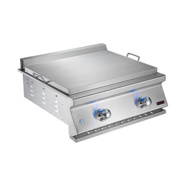 Whistler 28" 2-Burner Built-In Natural Gas Griddle