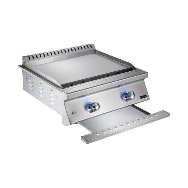 Whistler 28" 2-Burner Built-In Natural Gas Griddle