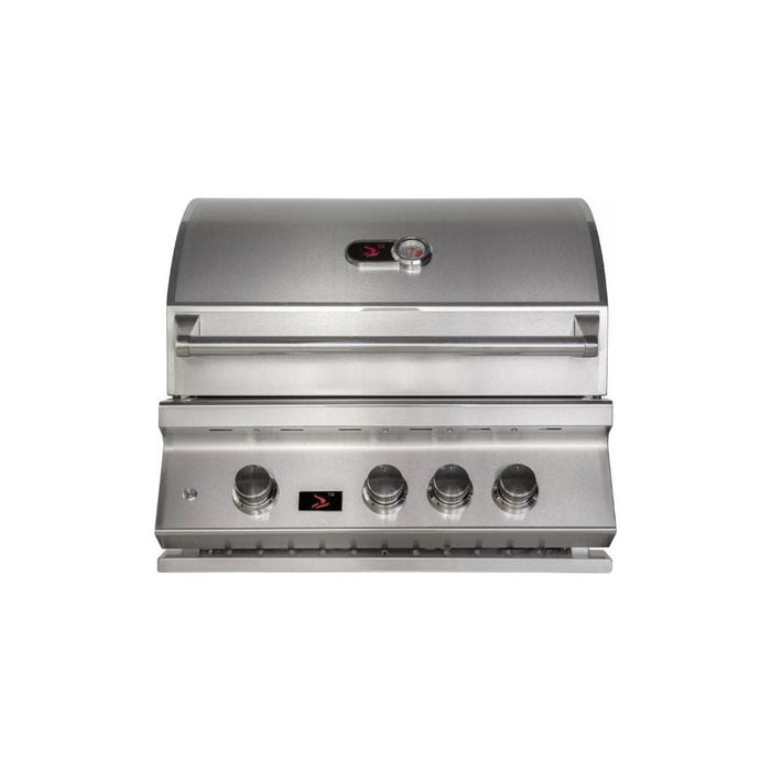 Whistler 28" 3-Burner Built-In Natural Gas Grill with Infrared Rear Burner