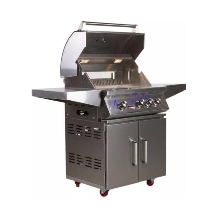 Whistler 28" 3-Burner Freestanding Natural Gas Grill with Infrared Rear Burner