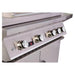 Whistler 34" 4-Burner Freestanding Natural Gas Grill with Infrared Rear Burner