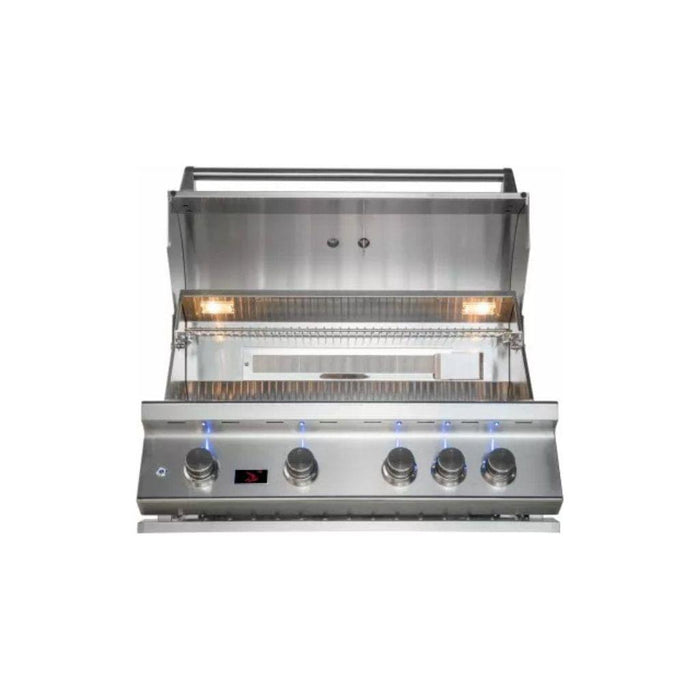 Whistler 34" Built-In 4-Burner Natural Gas Grill with Infrared Rear Burner