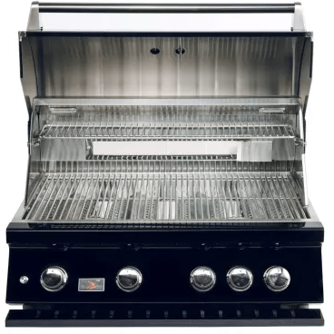 Whistler Black Series 34" 4-Burner Built-In Propane Grill with Infrared Rear Burner