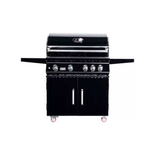 Whistler Black Series 34" 4-Burner Freestanding Natural Gas Grill with Infrared Rear Burner