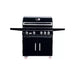 Whistler Black Series 34" 4-Burner Freestanding Natural Gas Grill with Infrared Rear Burner