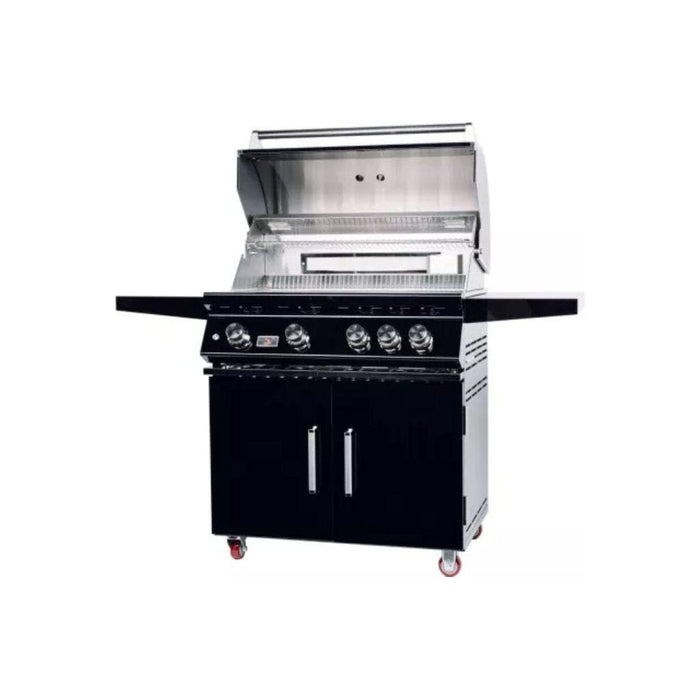 Whistler Black Series 34" 4-Burner Freestanding Natural Gas Grill with Infrared Rear Burner