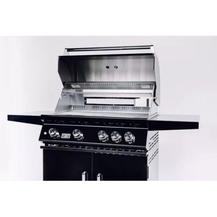 Whistler Black Series 34" 4-Burner Freestanding Natural Gas Grill with Infrared Rear Burner