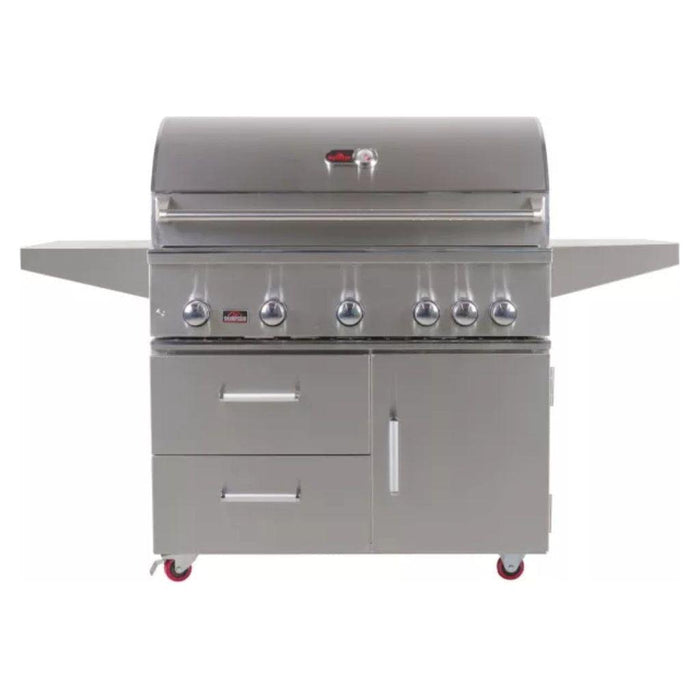 Whistler Prime 500 42" 5-Burner Freestanding Natural Gas Grill with Infrared Rear Burner