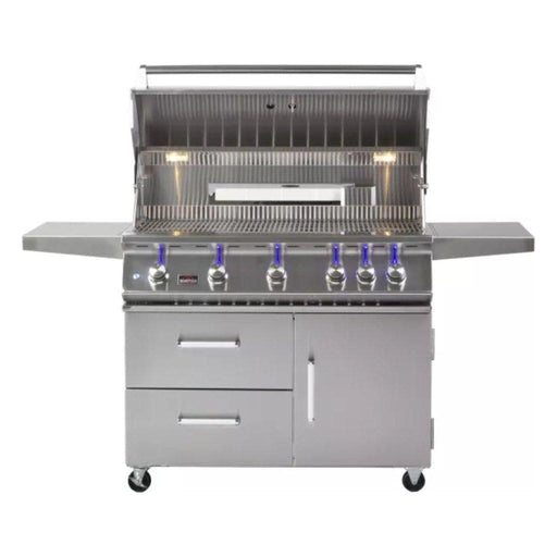 Whistler Prime 500 42" 5-Burner Freestanding Natural Gas Grill with Infrared Rear Burner