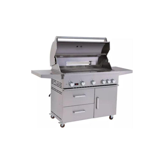 Whistler Prime 500 42" 5-Burner Freestanding Natural Gas Grill with Infrared Rear Burner