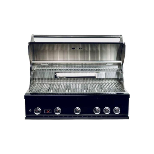 Whistler Prime 500 Black Series 42" 5-Burner Built-In Natural Gas Grill with Infrared Rear Burner