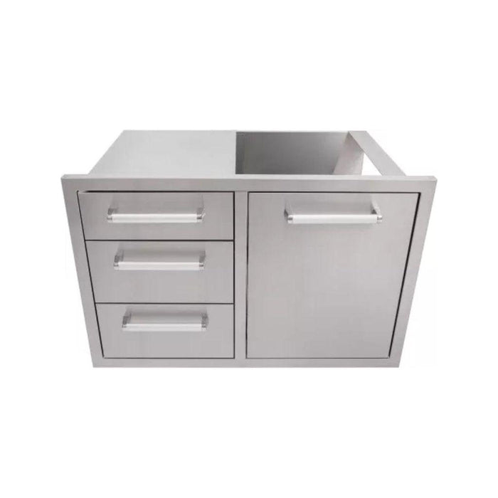 Whistler Triple Drawer & Trash Can Combo