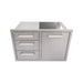 Whistler Triple Drawer & Trash Can Combo