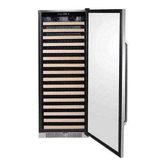 Whynter 166 Bottle Built-in Stainless Steel Compressor Wine Refrigerator BWR-1662SD