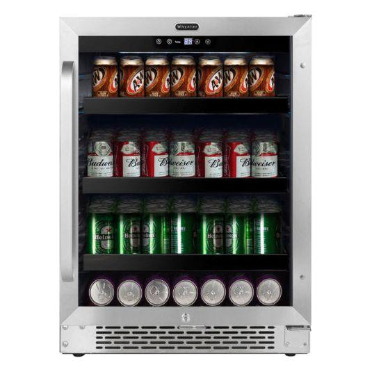 Whynter 24'' 140 Can Reversible Door Digital Control Beverage Refrigerator