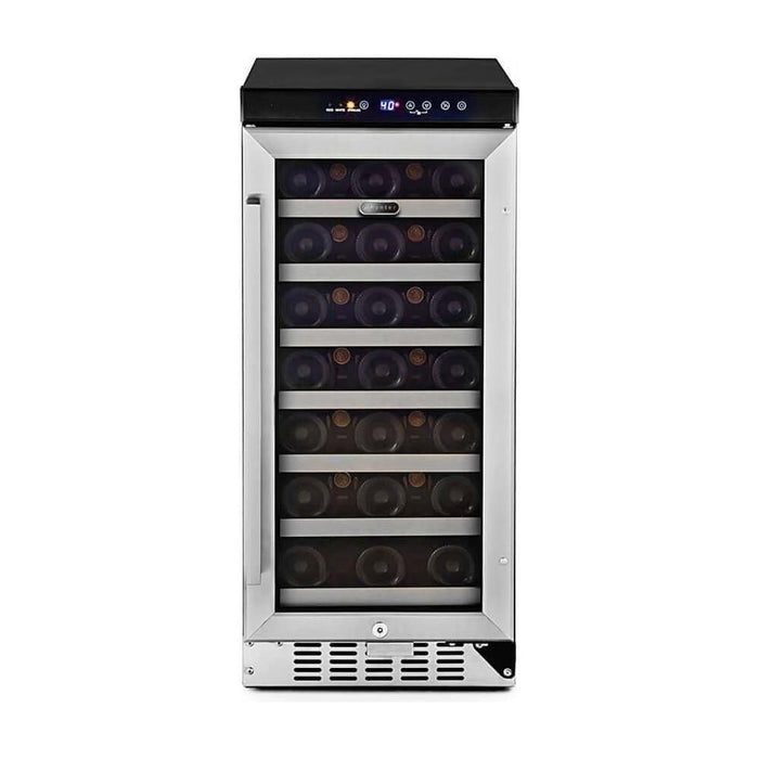 Whynter 33 Bottle Compressor Built-In Wine Refrigerator BWR-33SD