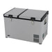 Whynter 90 Quart Dual Zone Portable Fridge/ Freezer with 12v Option and Wheels FM-901DZ