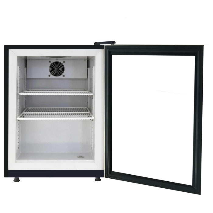 Whynter Countertop Reach In 1.8 cu ft Display Glass Door Freezer CDF-177SB