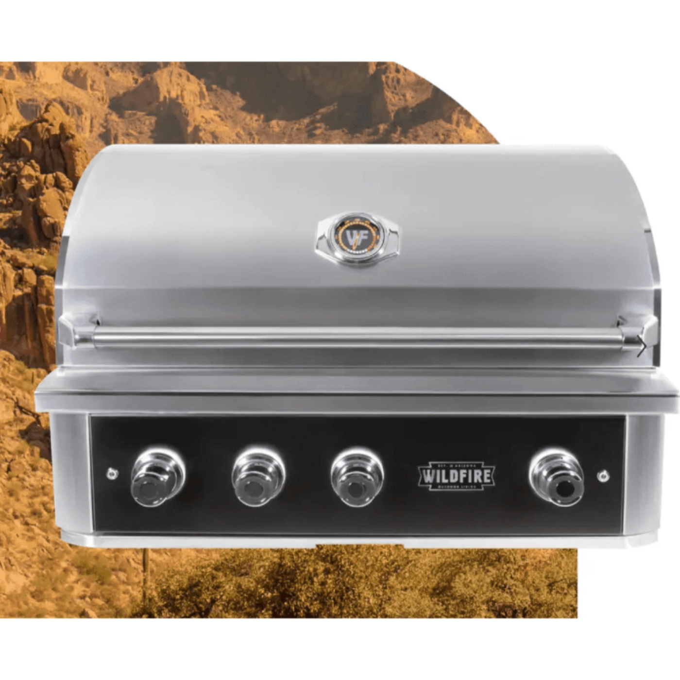 Wildfire Ranch PRO 36" Built-In Gas Grill 304 SS - NG