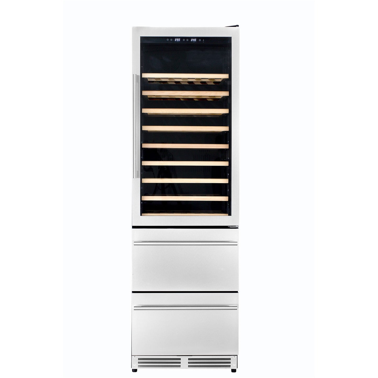 Kucht 24 in. 108 Bottle Dual Zone Wine Cooler - K510WB