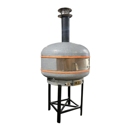 WPPO 40" Professional Lava Digital Controlled Wood Fired Pizza Oven with Convection Fan WKPM-D100